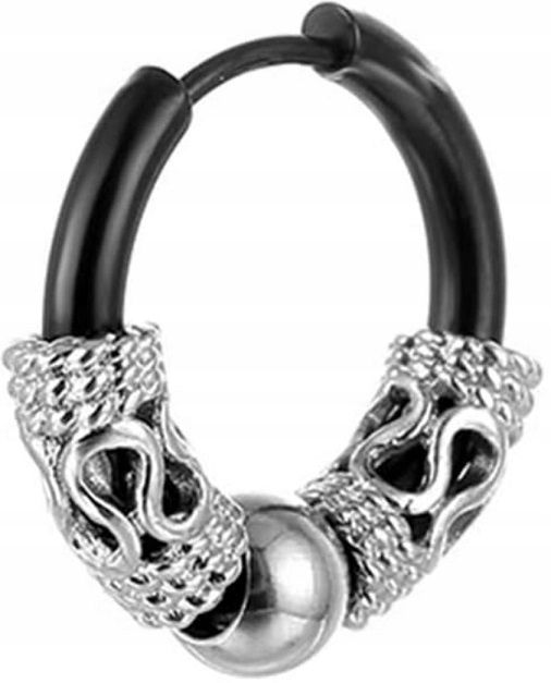  Náušnice do ucha huggie tyč jednoduchý gothic punk ocel