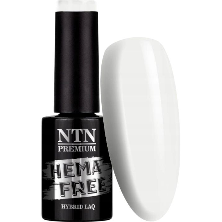  Hibrīda nagu laka ntn 5g splash balts white sniega balts nr123