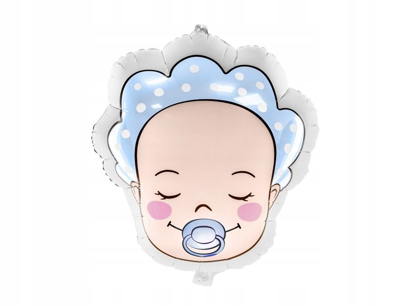  Balloons confetti back babyshower boy 4pcs