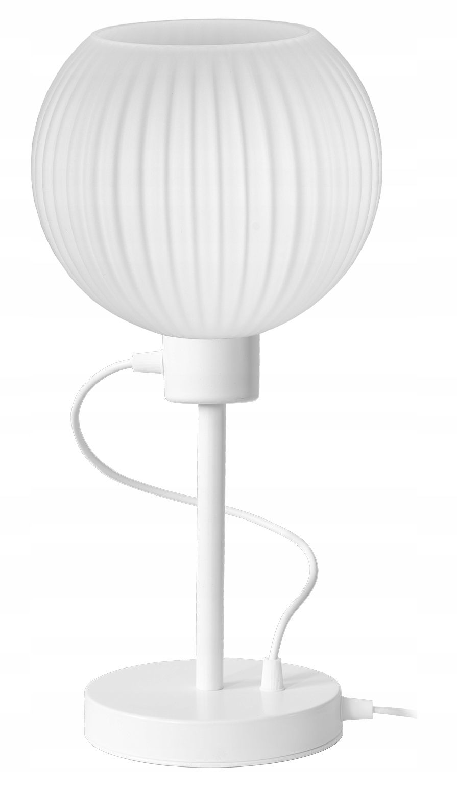  Štýlový nočná/stolová lampa moderné sklo kapucňa plisované grafitová farba led
