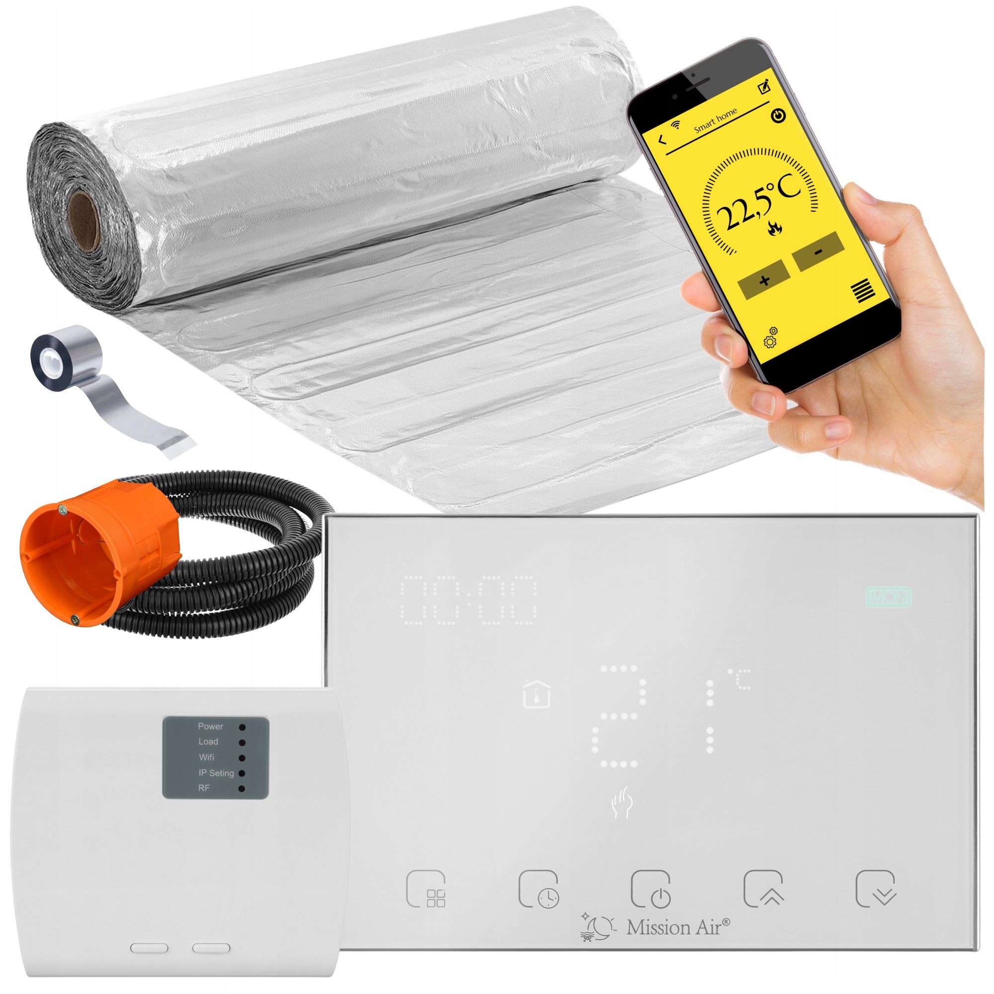 Komplekt soojenduspadi paneelide all mal-160w/m² 4m²