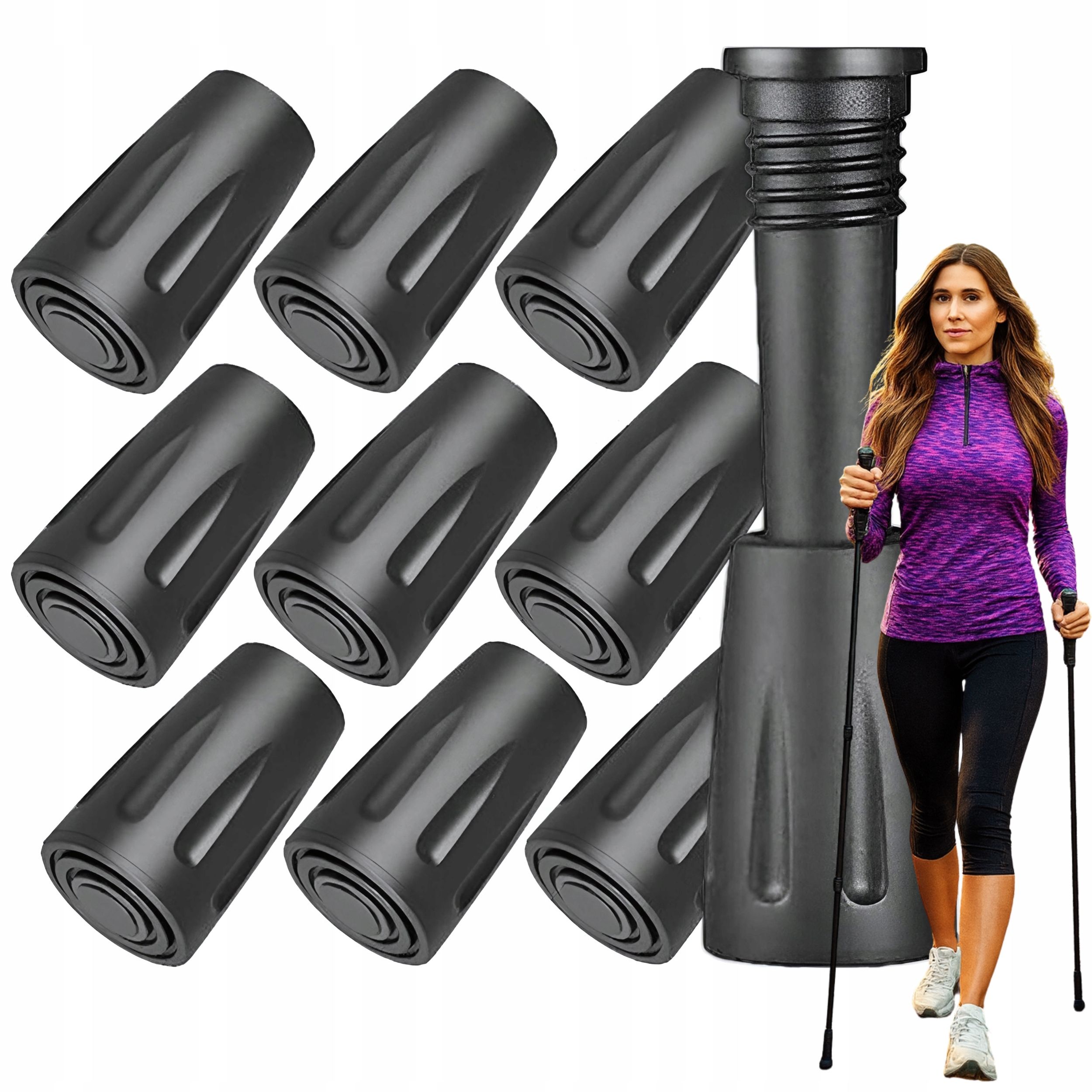  10x tipy špičky tyčinek nordic walking trekking nohy boty