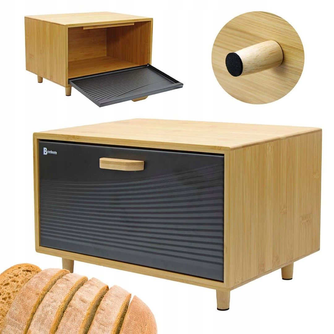  Groß brotkasten brötchen gebäck metall bäckerei weiß bambus