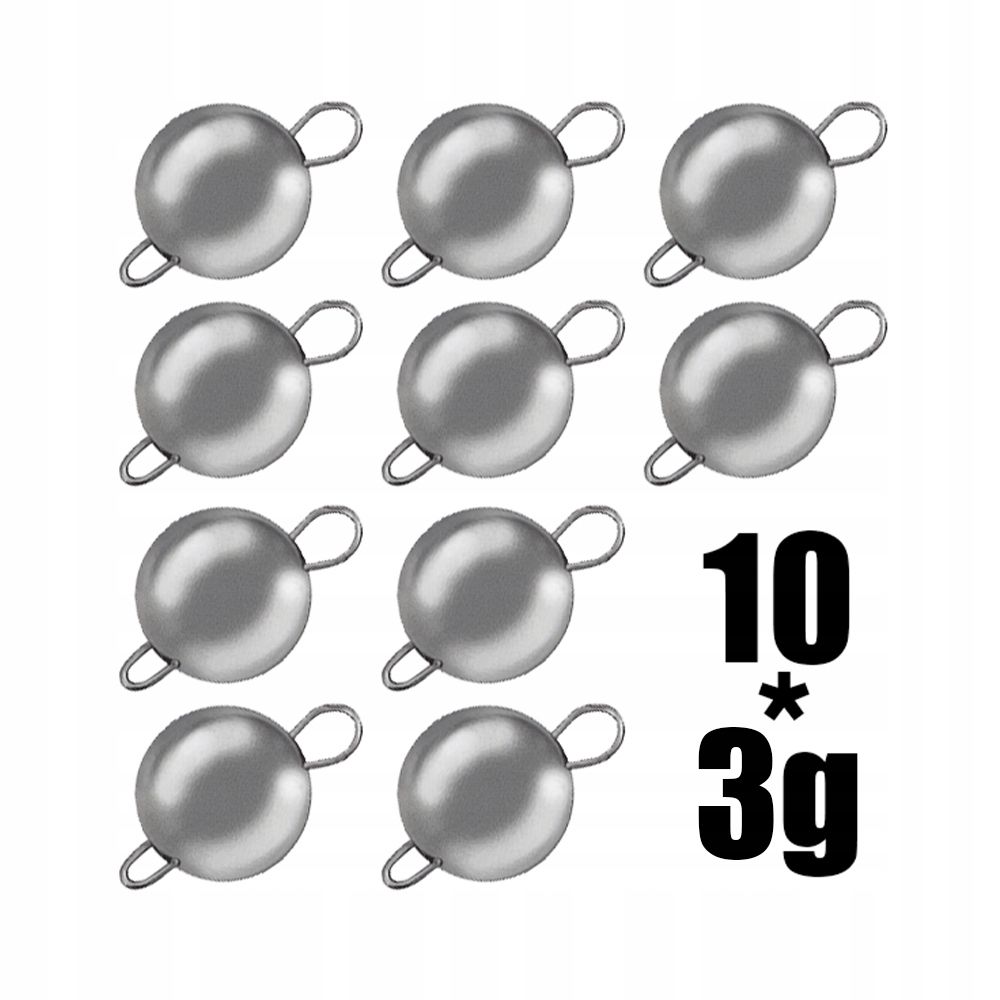  Garnitur 10 czeburaszek faltbar sahido drops set 6g offset spinning köpfe