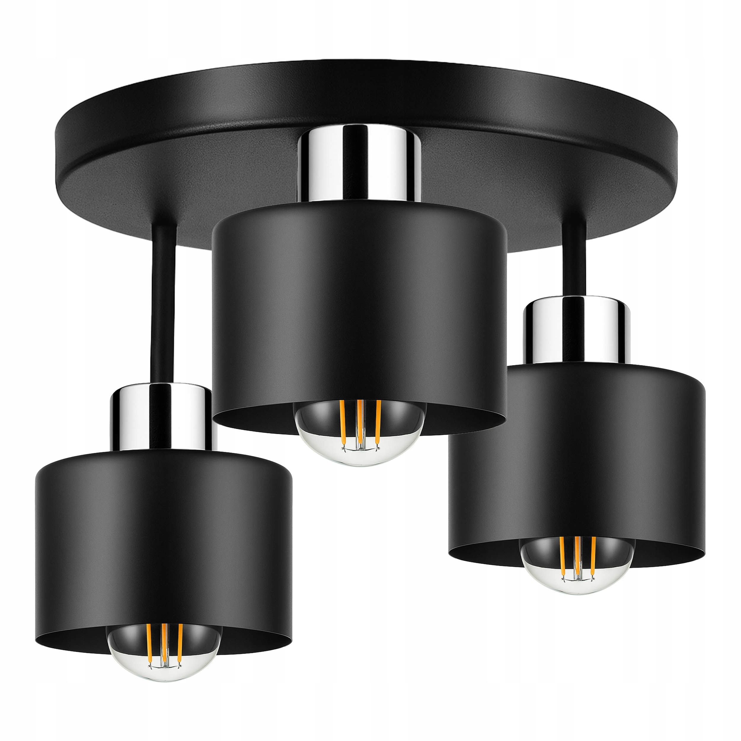  Ceiling lamp hanging lamp golden white modern 3x e27 for the living room
