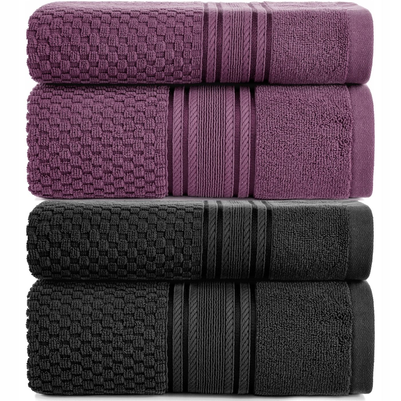  Rinkinys 4 rankšluosčiai maudymosi medvilnė komplektas dovanai violetinė žalias