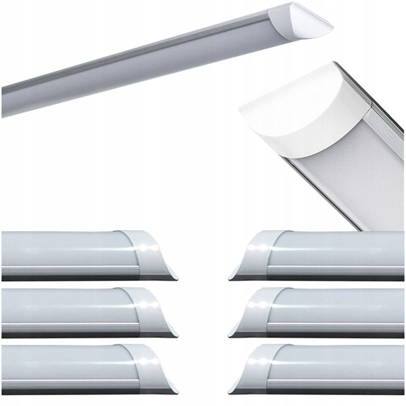  6x led lampa rāmis darbnīca hermētisks ūdensizturīgs rāmis tuba 120cm