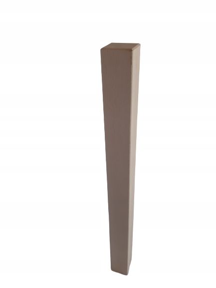  Leg beech nature rounded 50x50/30x30 h 800 mm