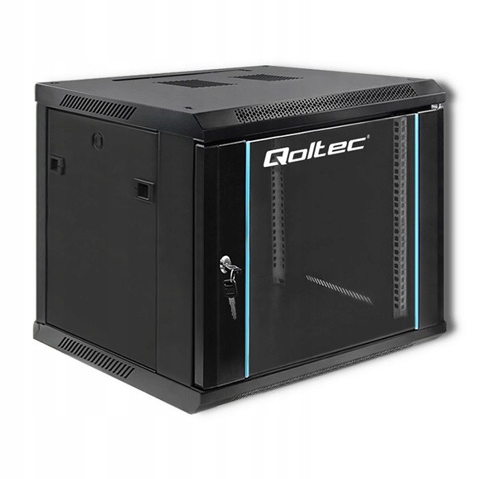  Tarnplatte abdeckung 1u für die garderobe rack 19” qoltec stahl schwarz