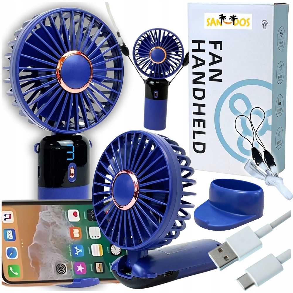  Ventilaator koos klambriga mini tuuleveski usb laetav mobiiltelefon must töölaua