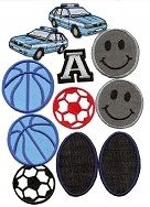  Patch gerät aufkleber auf kleidung patches sm stickerei bälle
