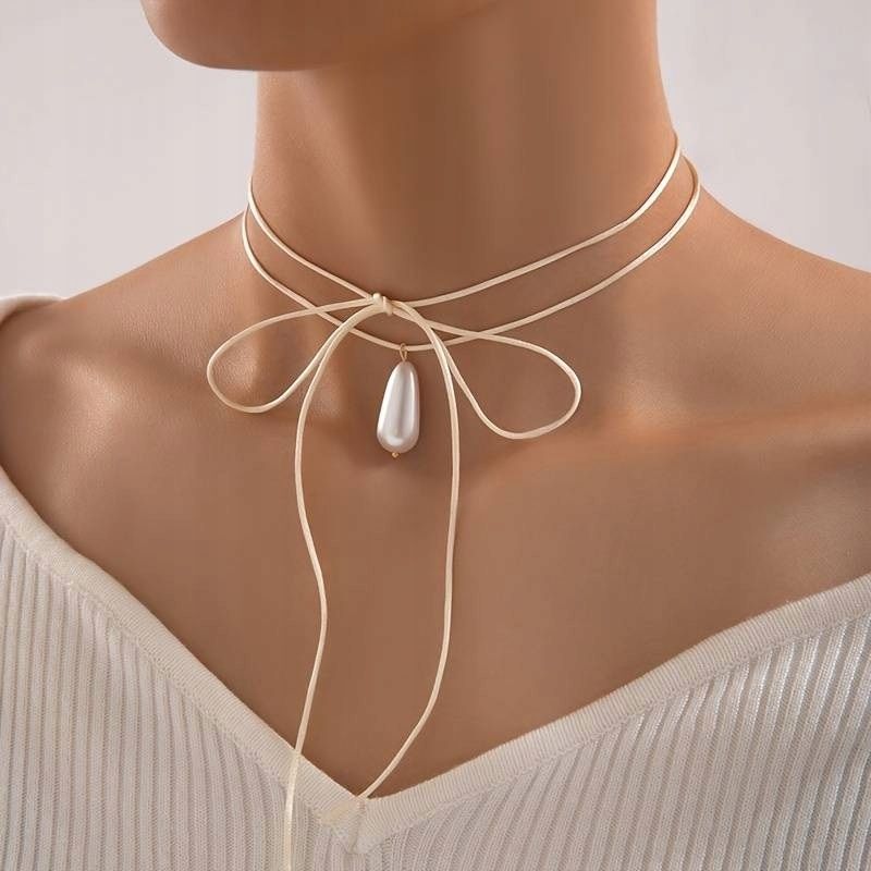  Halsband halskette für den hals lariat boho lang perlen perlen groß klein weinlese