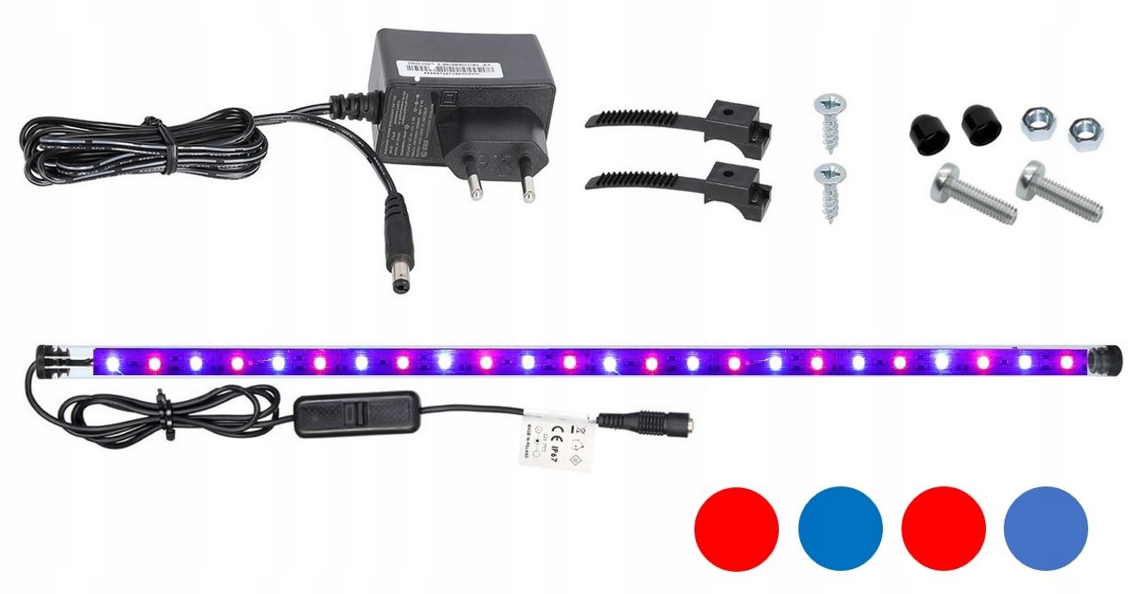  Led zářivka plant rostliny 30cm akvárium grow 1:1