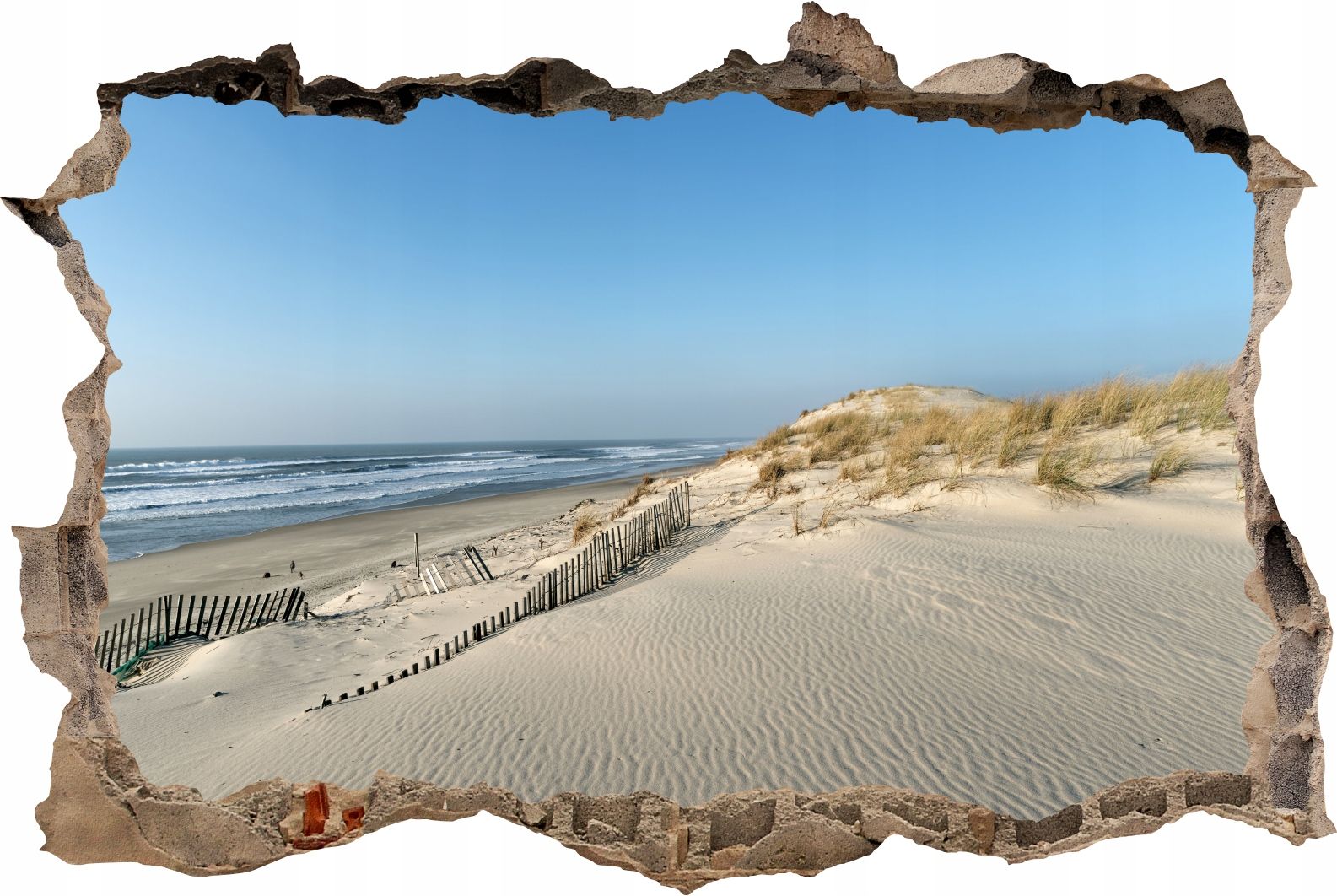  Fototapeedid auk 3d seinakleebis wodospady potok mets loodus