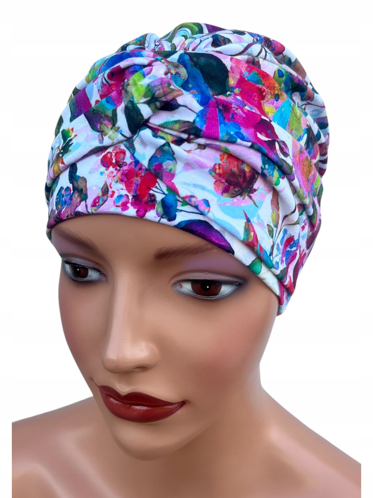  Turban ženský sara ocean pohodlné czapka vyrobené z bavlny tiež po chemoterapiu