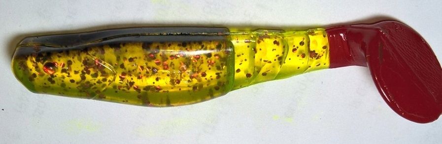  Manns predator 3,5cm geltonas su juodu grzbietem