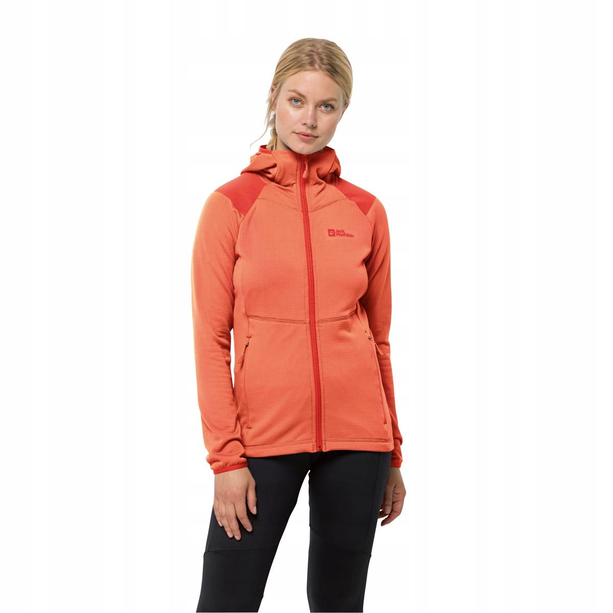 Damen-fleecepullover bube wolfskin kolbenberg hooded fz xs
