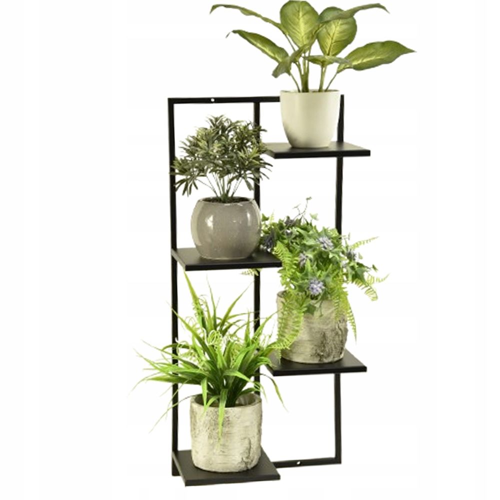  Wall flower holder hanging shelf on 2 flowers - expositions on the wall loft style