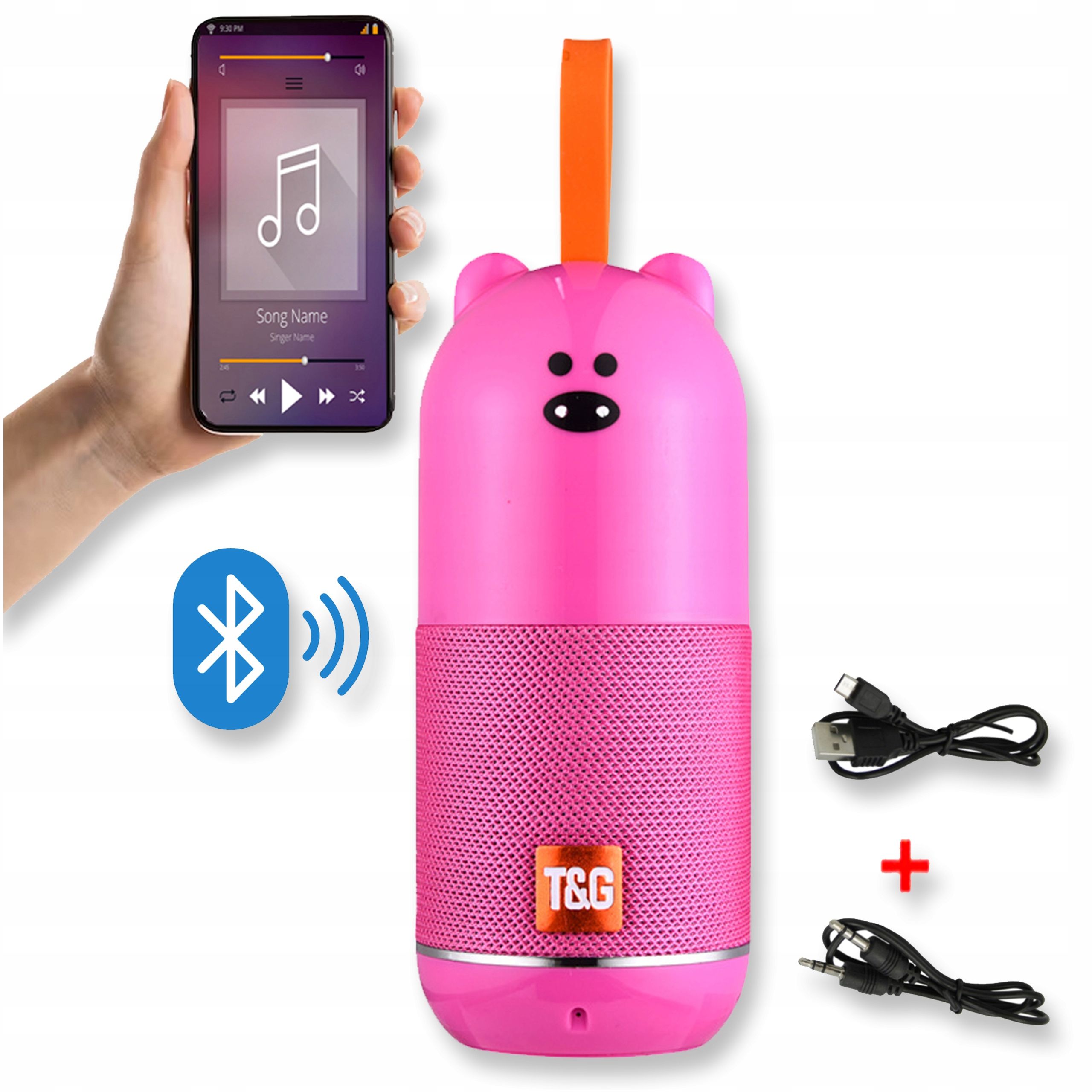  Speaker with bluetooth function portable wireless audio usb fm mobile radio aux sd
