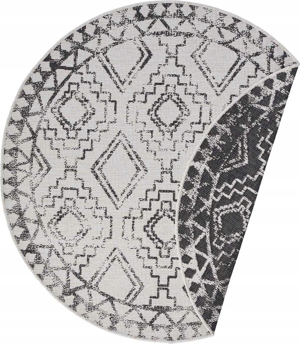  Round carpet for the living room 140cm , soft italian ,green creamy pattern mandala
