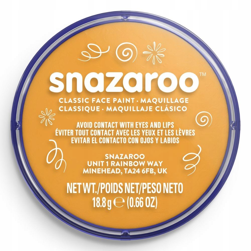  Soubor 8barvy x 18ml malovat pro malování na obličej malovat 1172039 malovat snazaroo