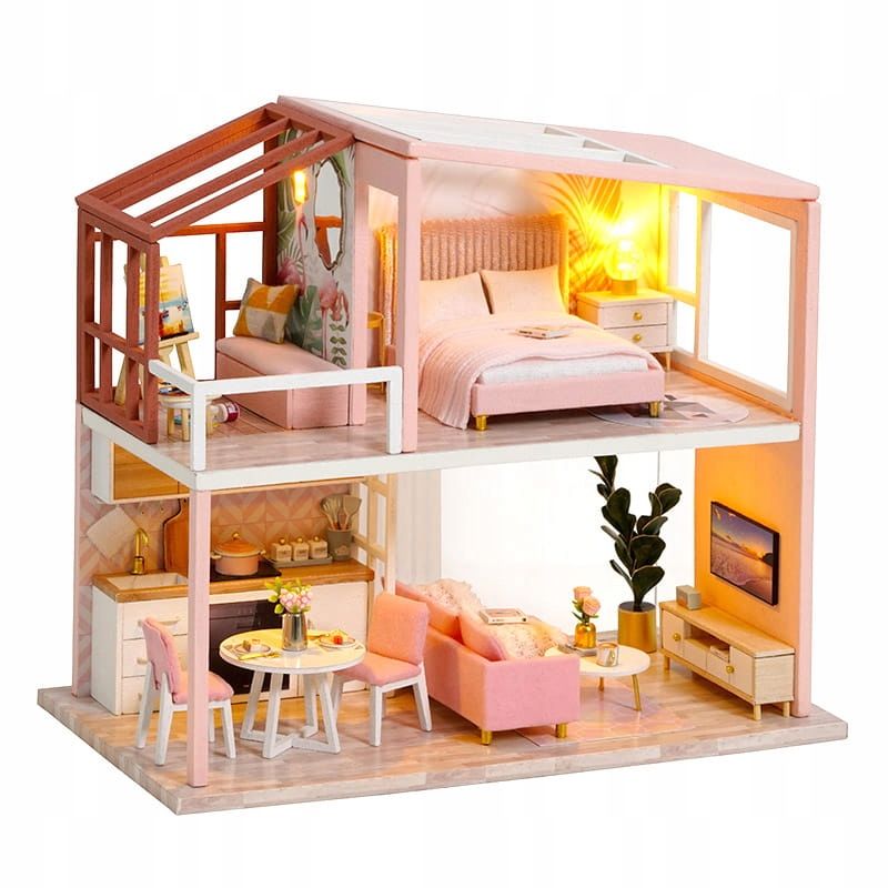  Miniatiūrinis cottage lofto stiliaus ant manhattanie butas miestas lifestyle city