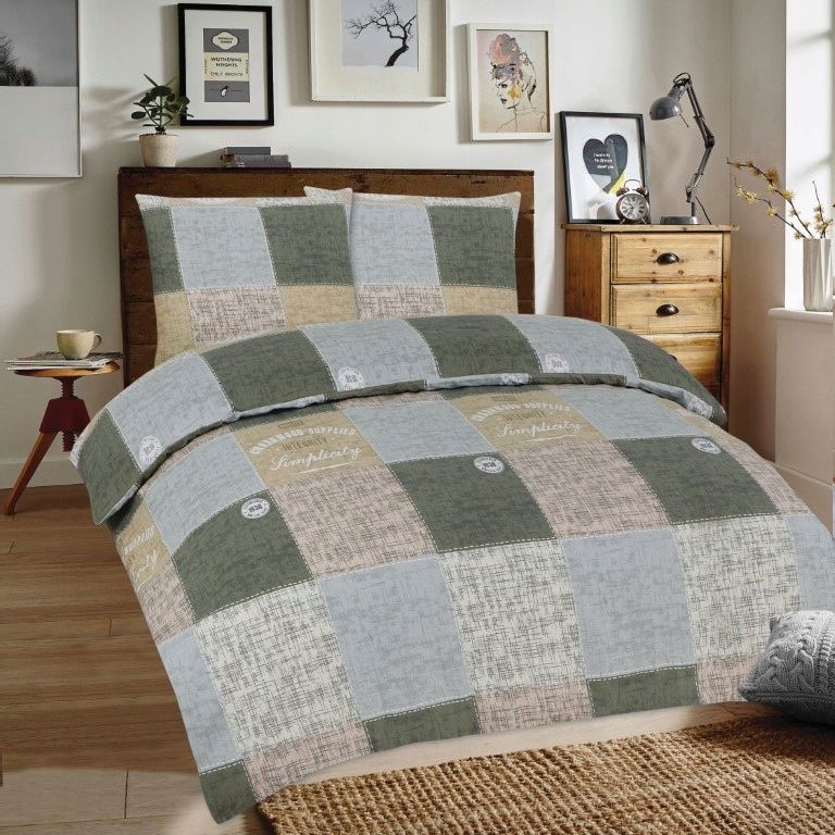  Flanellist voodipesu 220x200 puuvill 160 g/m2 flanell