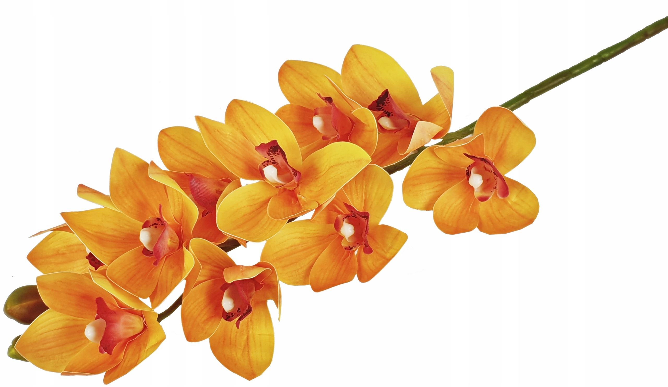  Orchid twig 20 flowers 76 cm rubber