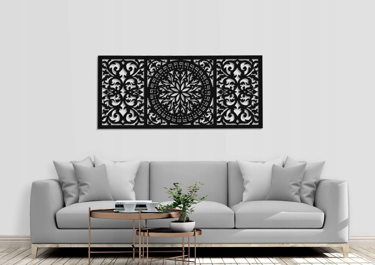  Plāksnes azurowe-ozdoba piestiprināms pie sienas 3 d, rozete, mandala