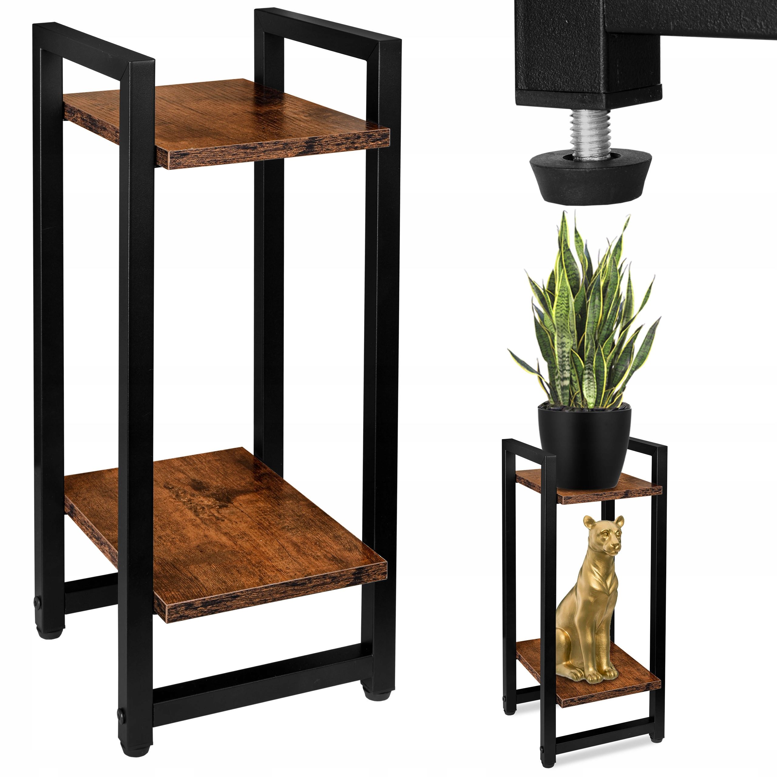  Metal stand for flowers flower stand flowerpots standing shelf with shelves loft style