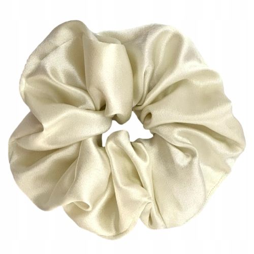  Louis vuitton silk rubber band for hair scrunchie 100% silk white r. m