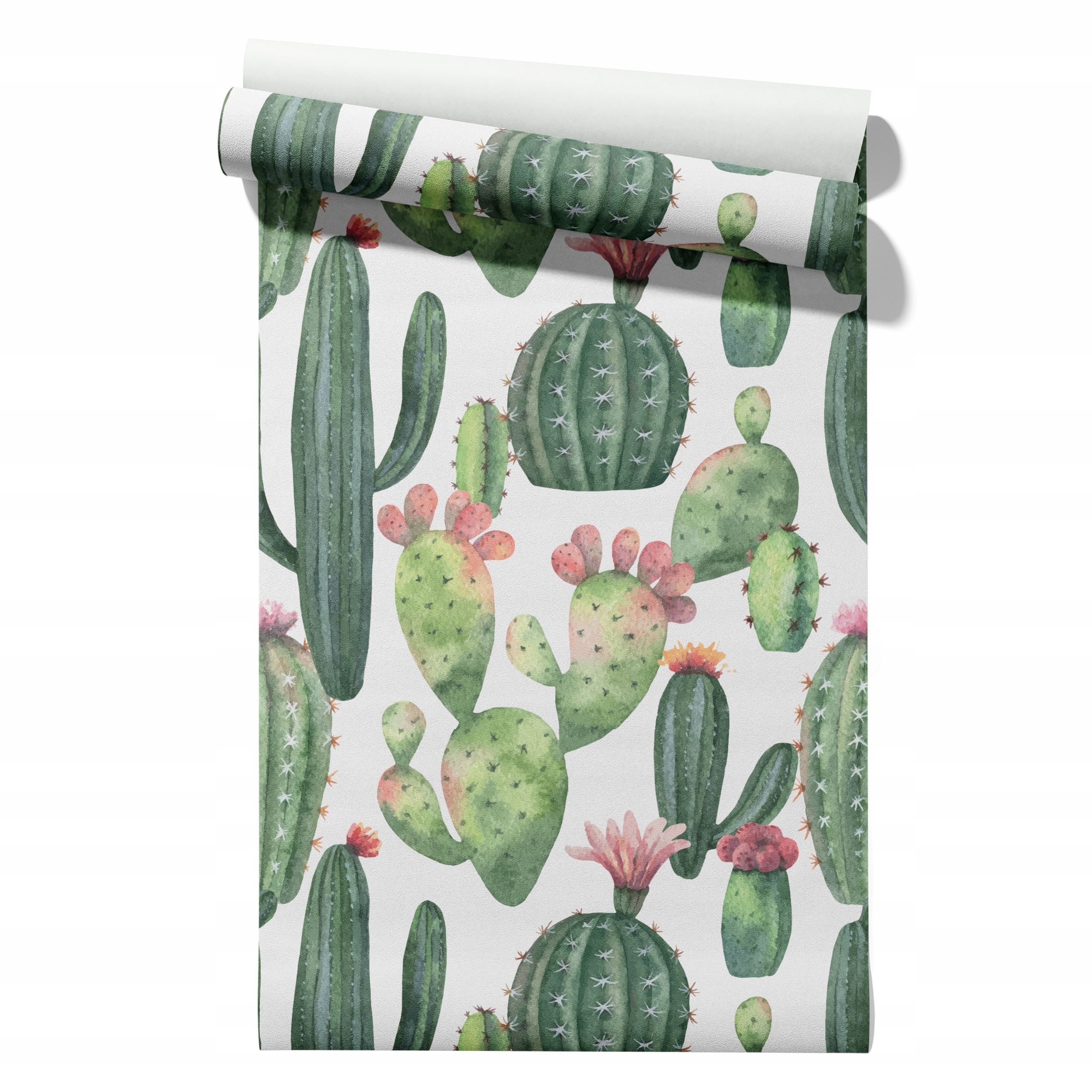  Wallpaper non-woven fabric pastel cherries wallpaper in a roll 50cm x 6,1mb