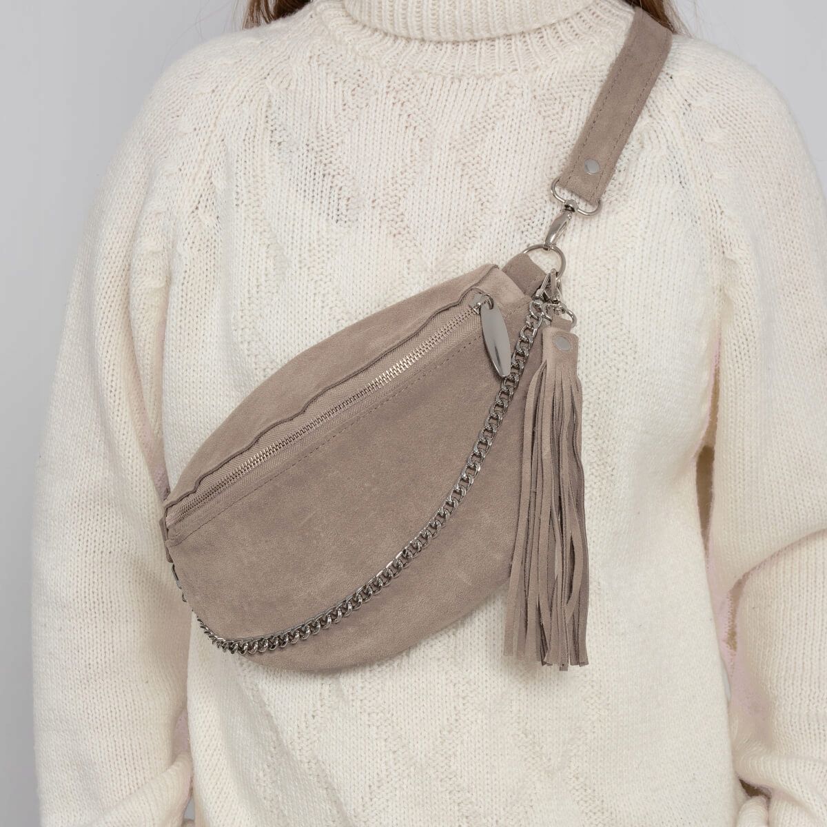  Käekott crossbody neer naiselik must värv nahk ketiga belveder