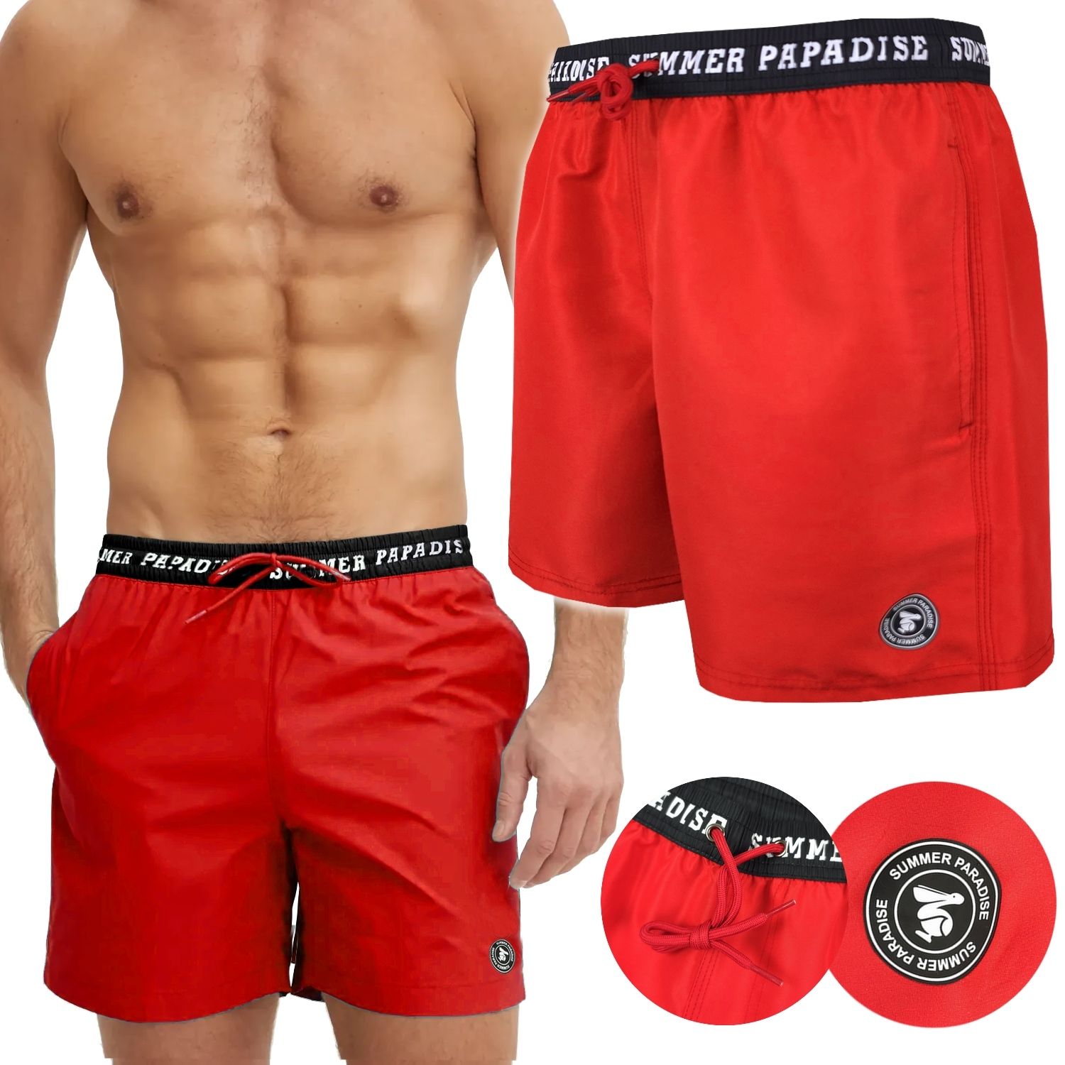  Badeanzüge badeshorts strand schnell trocknend shorts 2xl #06