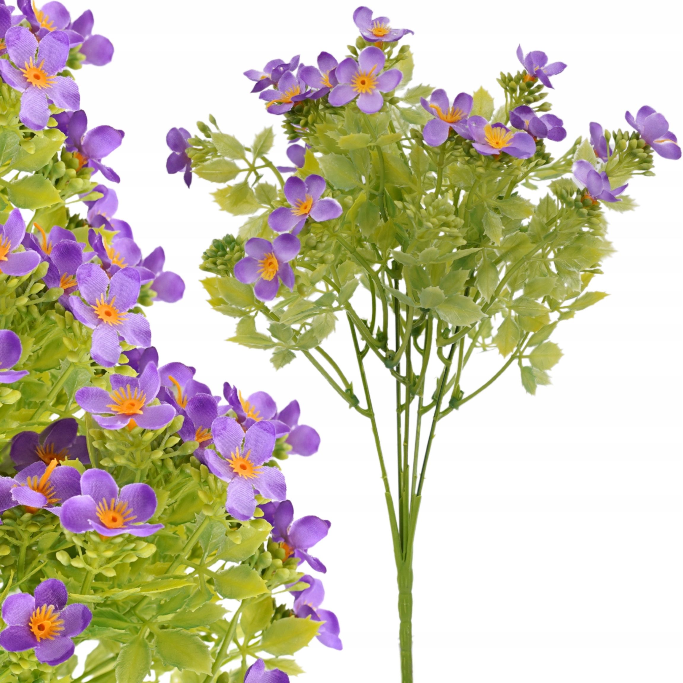  Dirbtinės gėlės gipsowka šakelė 32cm tanki violetinė priedas puokštėms