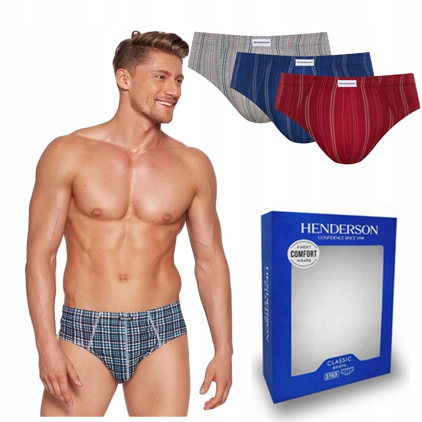  Briefs henderson classic 1446- 3 pcs. size l k632