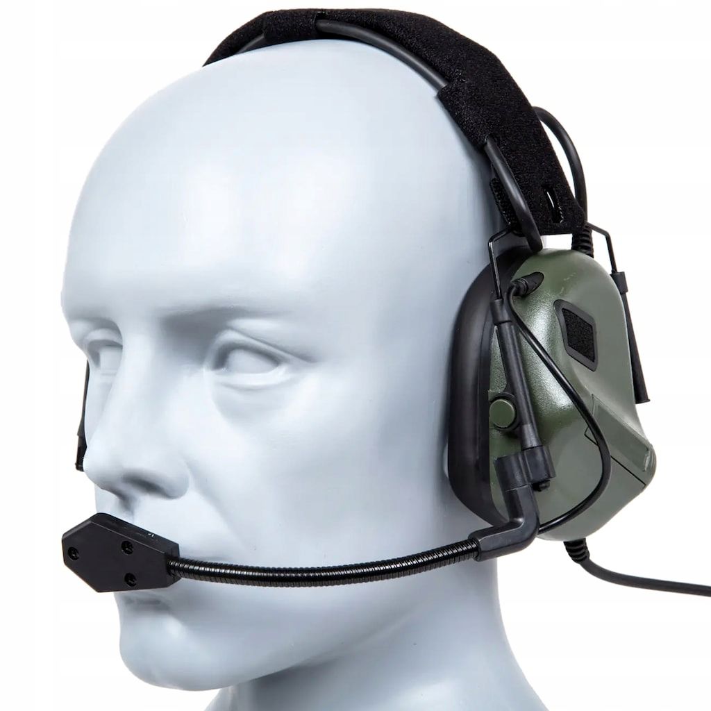  Kopfhörer taktisch gehörschutz wosport hd-19 gen. 5 - olive