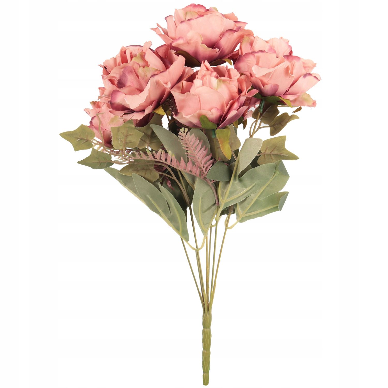  Kytice 9 veľkosť 48 cm ružový umelé kvety roze ako nažive do vázy
