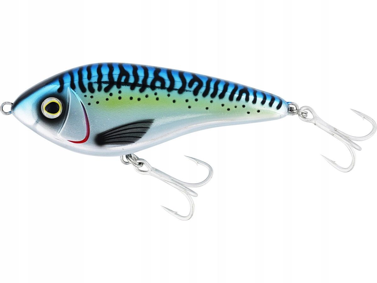  Vobleris westin swim jerk 10cm 34g - skęstantis - 3d rocky red