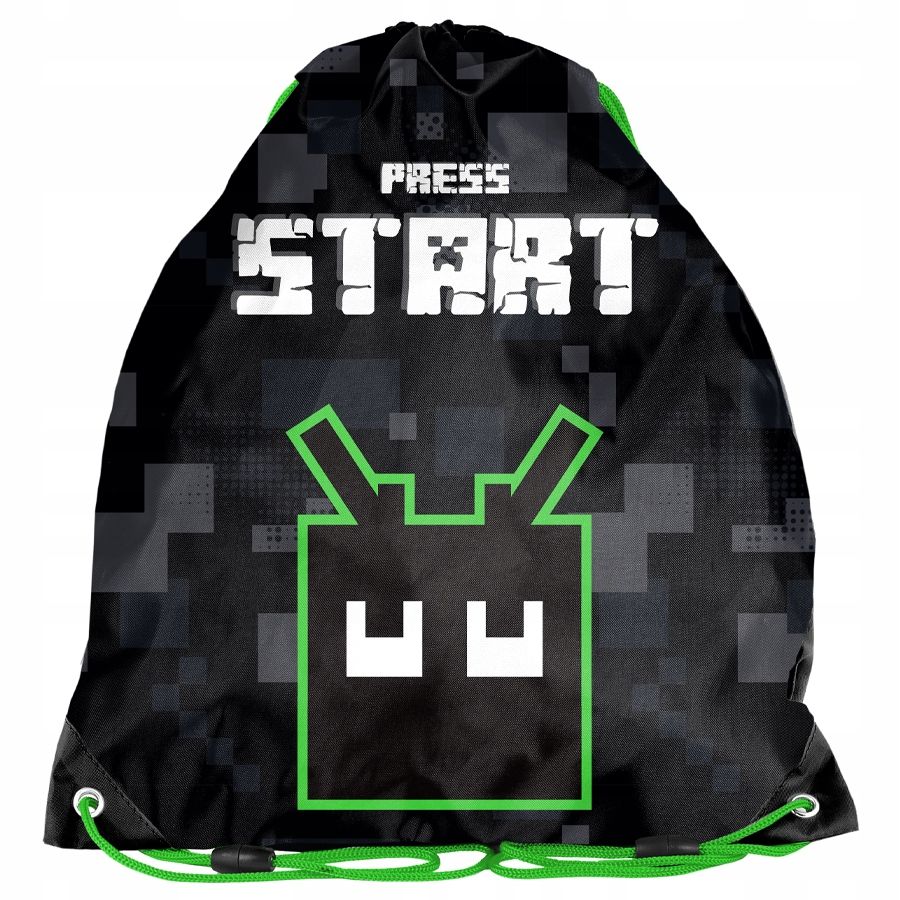  Školní taška pro obuv game paso pro chlapce sport w-f černá barva hráč