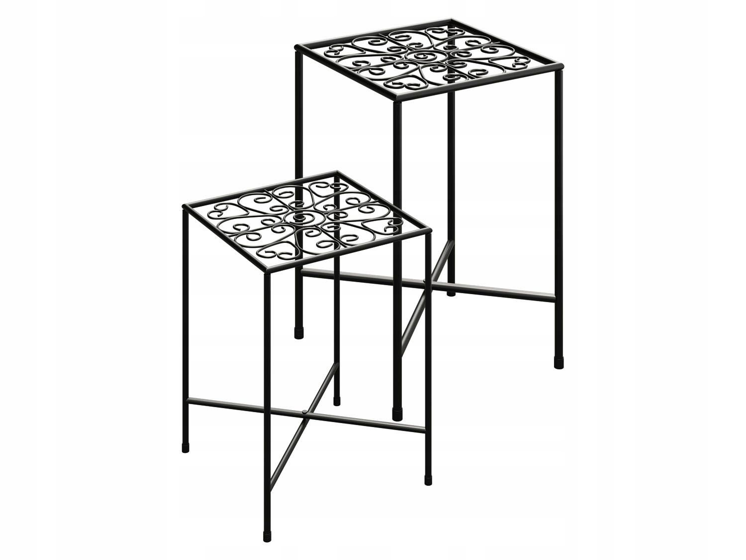 Shelf for flowers livarno home terraces, balcony or to the apartment, black,