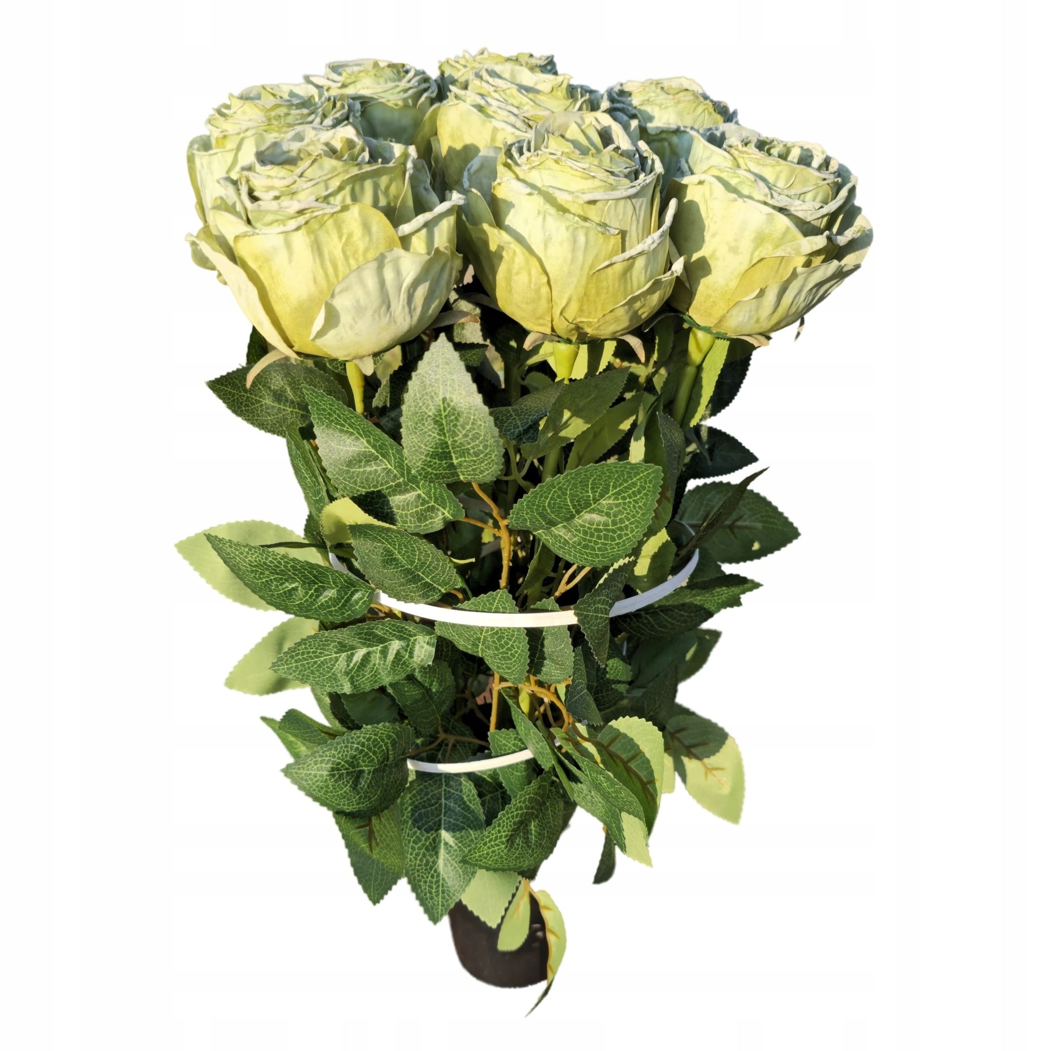  Bouquet red orchid into a vase artificial flowers tombstone cemetery premium