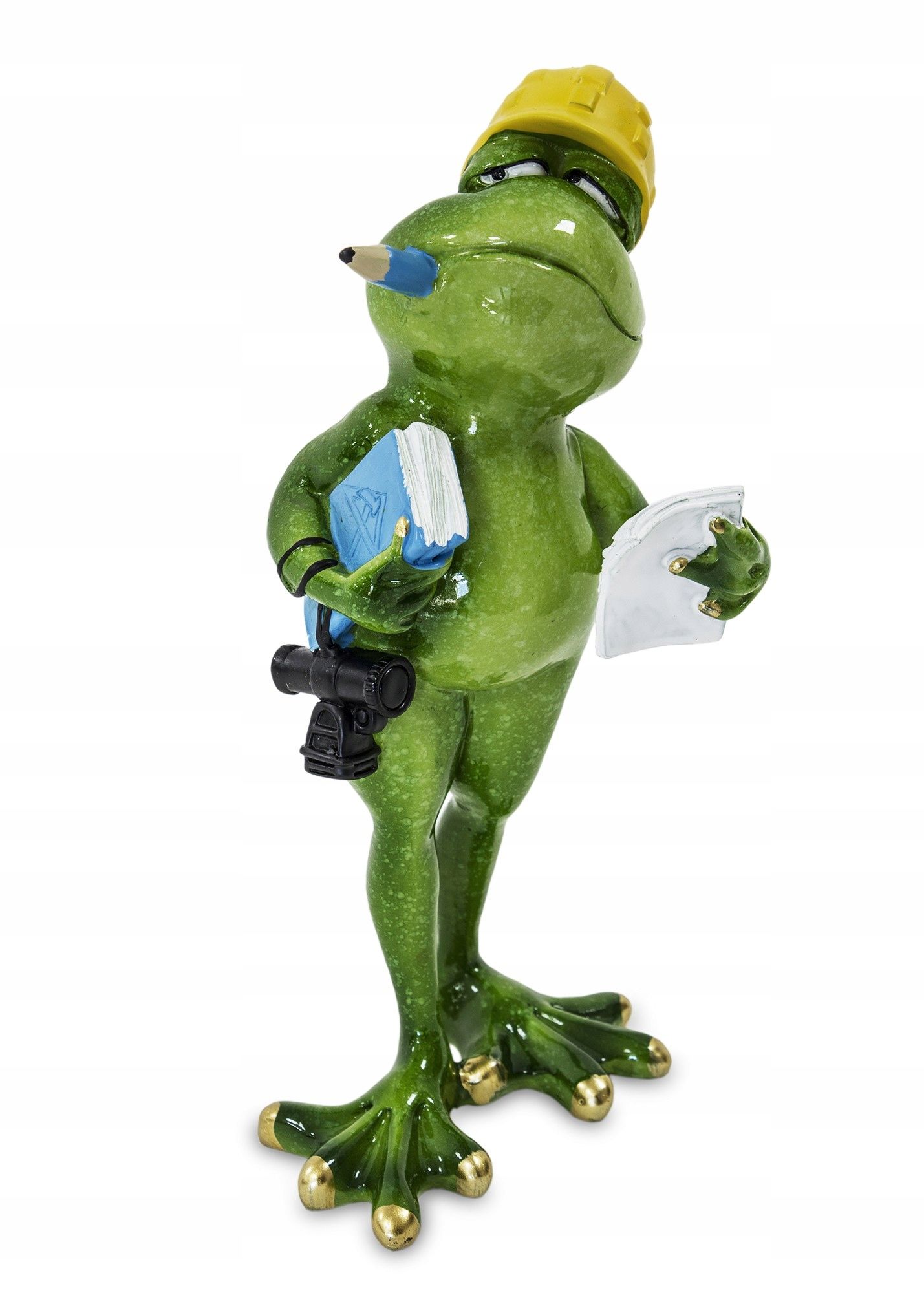  Figur frosch frosch auf rybach angler fischer geschenk