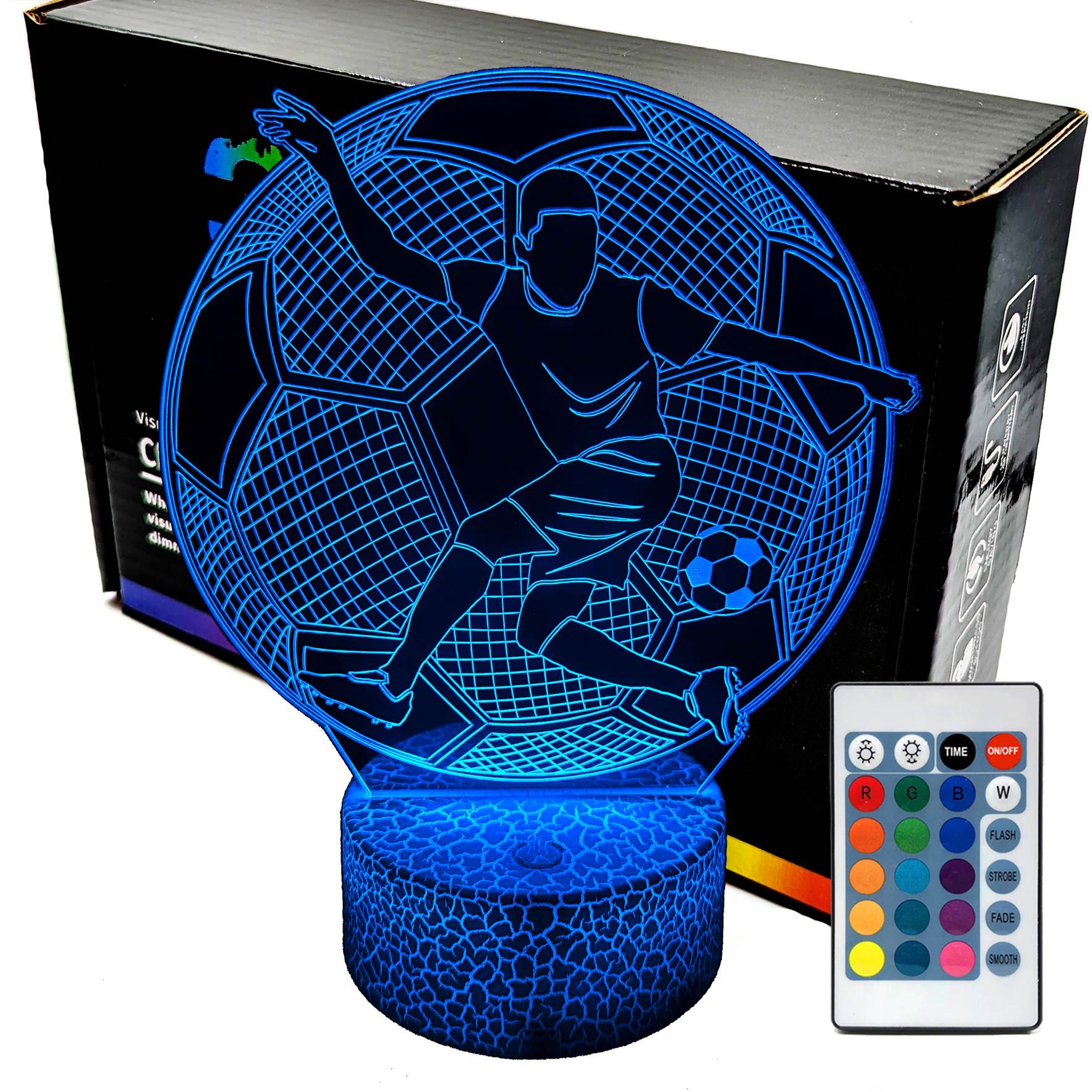  Noční světlo fotbal liverpool fc 3d lampy led