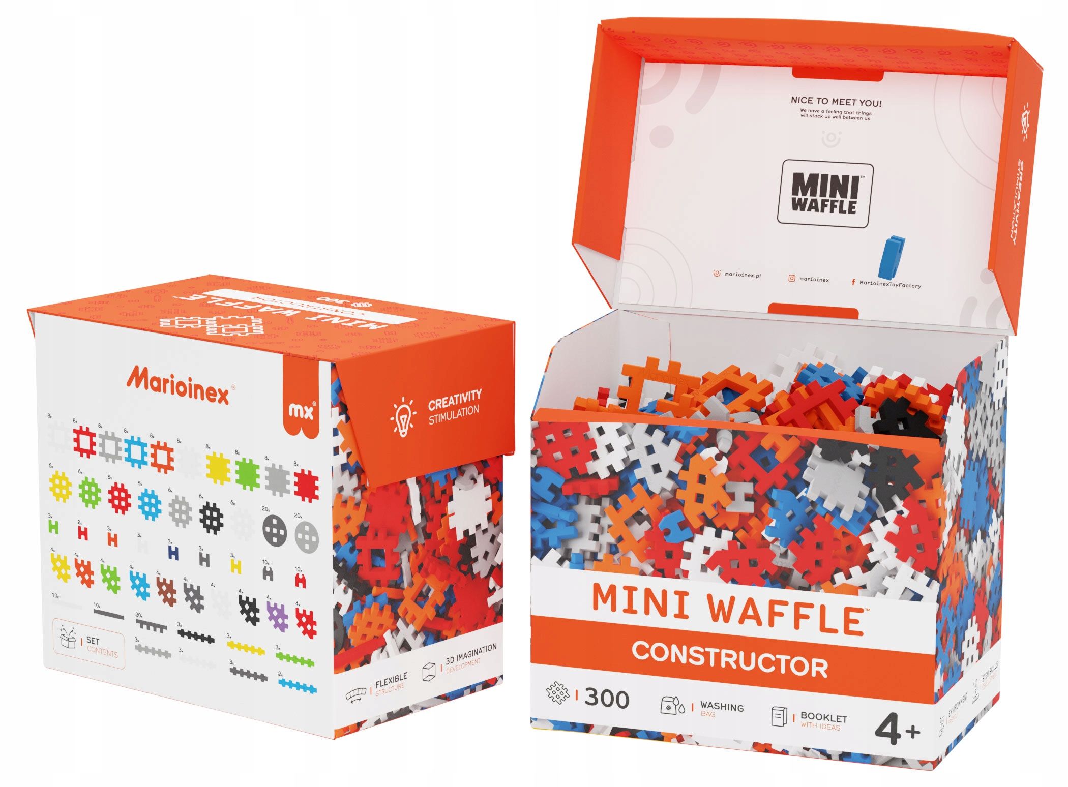  Marioinex waffle mini autos race car, megan, 50 el pink, rennen 2 in 1