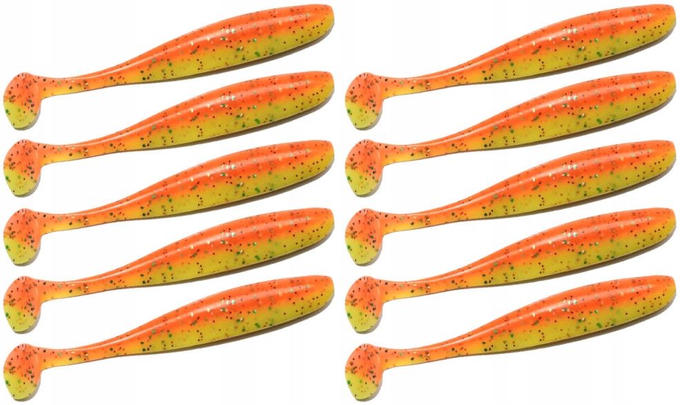  Keitech easy shiner 3' 7cm orange gold dust glühen
