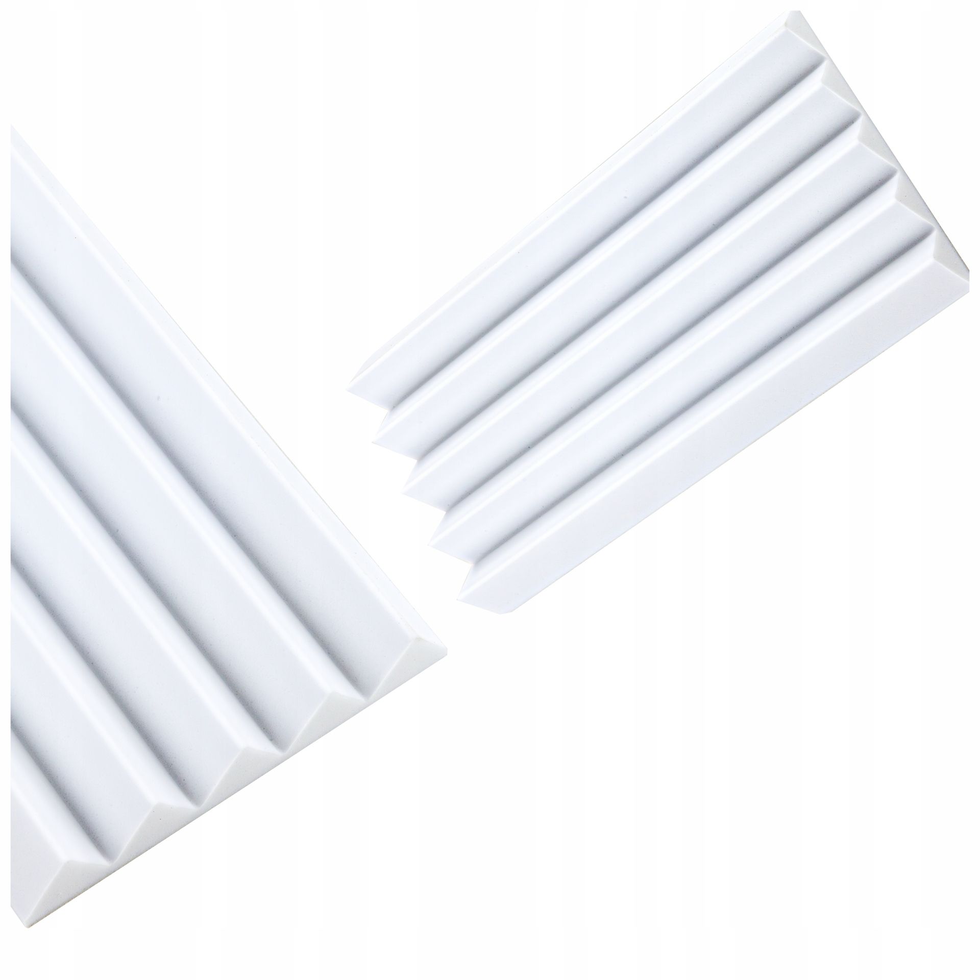  Sieninė plokštė kaseton lubinis puta piramidė baltas white 25 cm x 50 cm