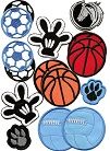  Patch gerät aufkleber auf kleidung patches sm stickerei bälle