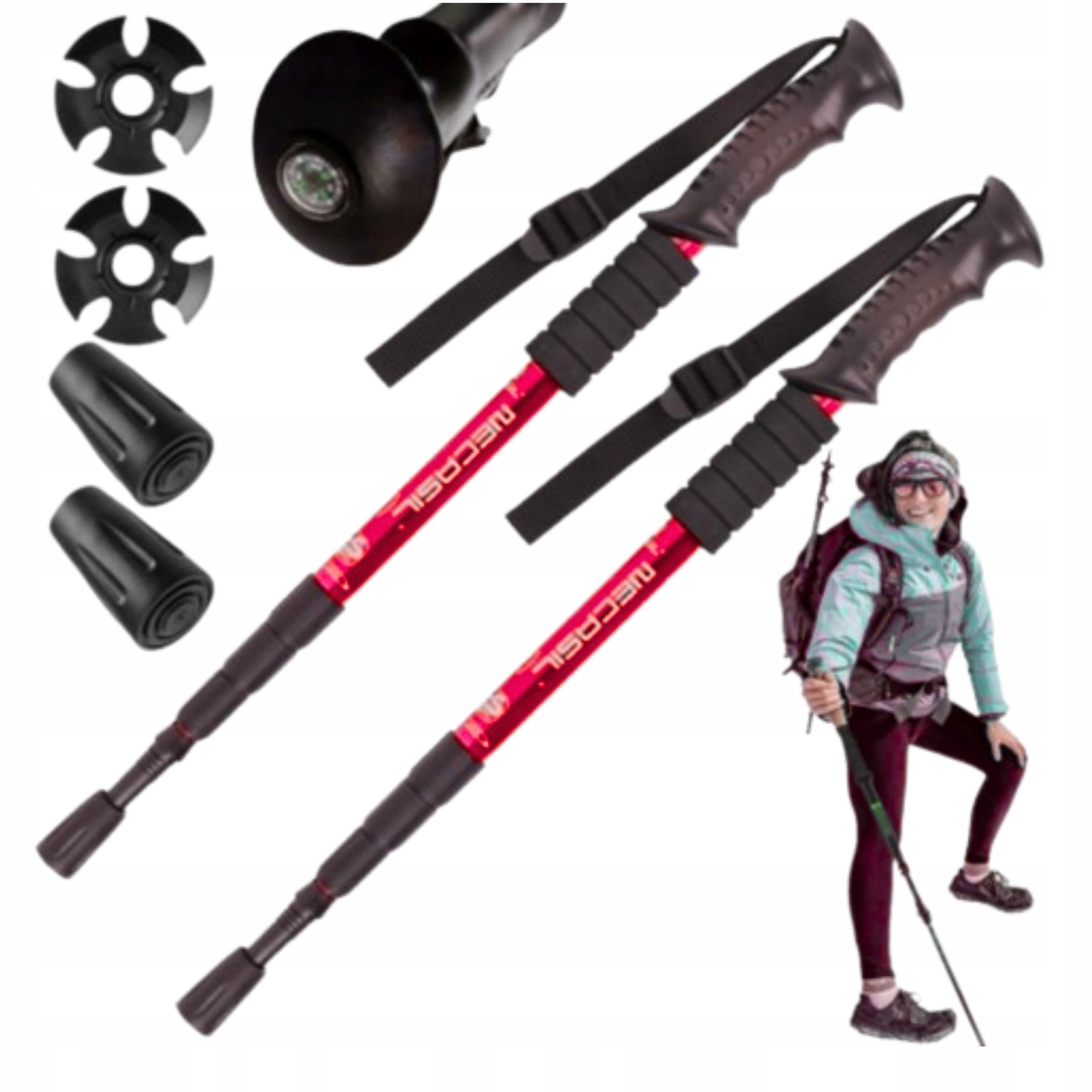  Trekingové palice hora skladacie palice pre nordic walking trekking do hôr