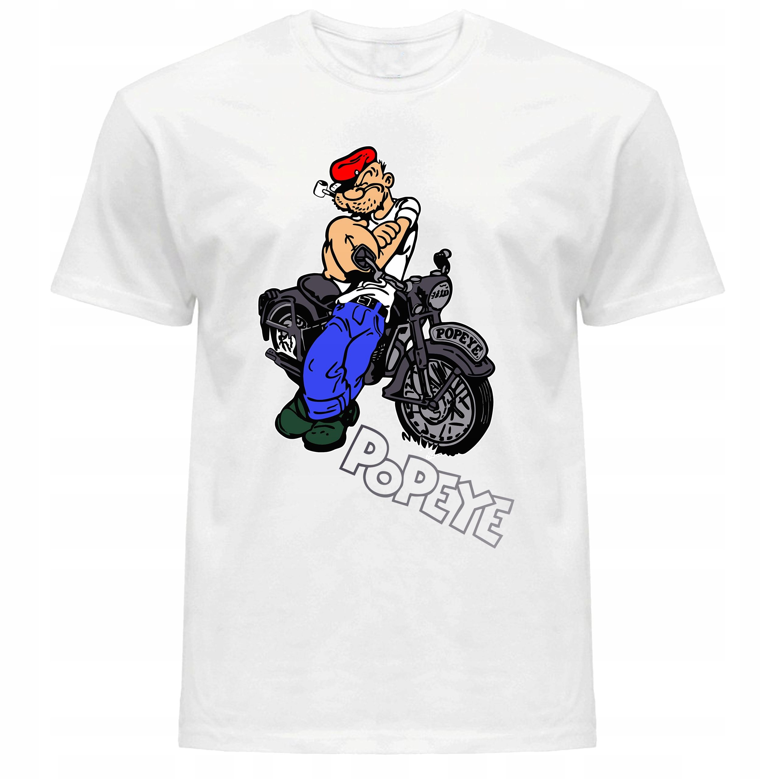  Meeste t-särgid trükiga madrus popeye papaj spinat 4xl